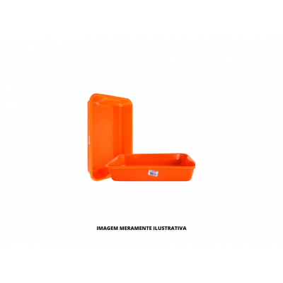 CAIXA MULTIUSO - MAGICPLASTIC - 4LTS LARANJA - CX12